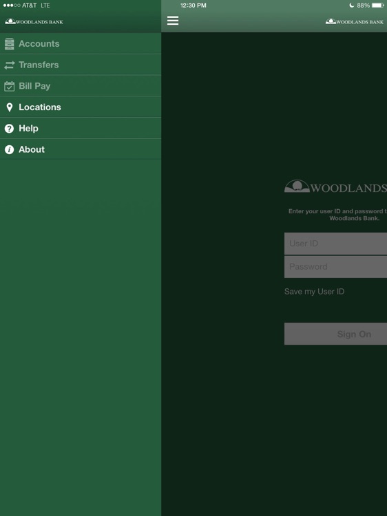 Woodlands Mobile for iPad