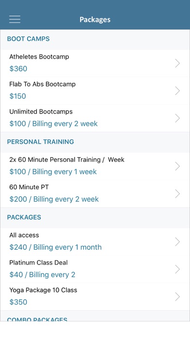 OneFitStop Screenshot