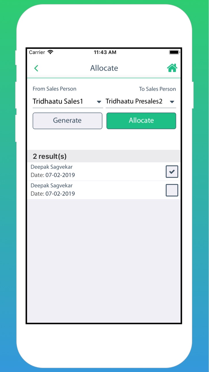 iPhone screenshot