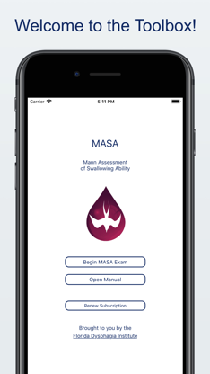 MASA Swallowing Exam screenshot 1