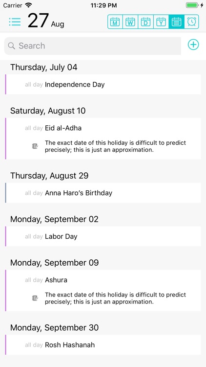 Calendars One screenshot-2