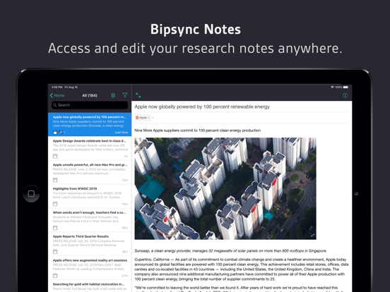 Screenshot #4 pour Bipsync Notes