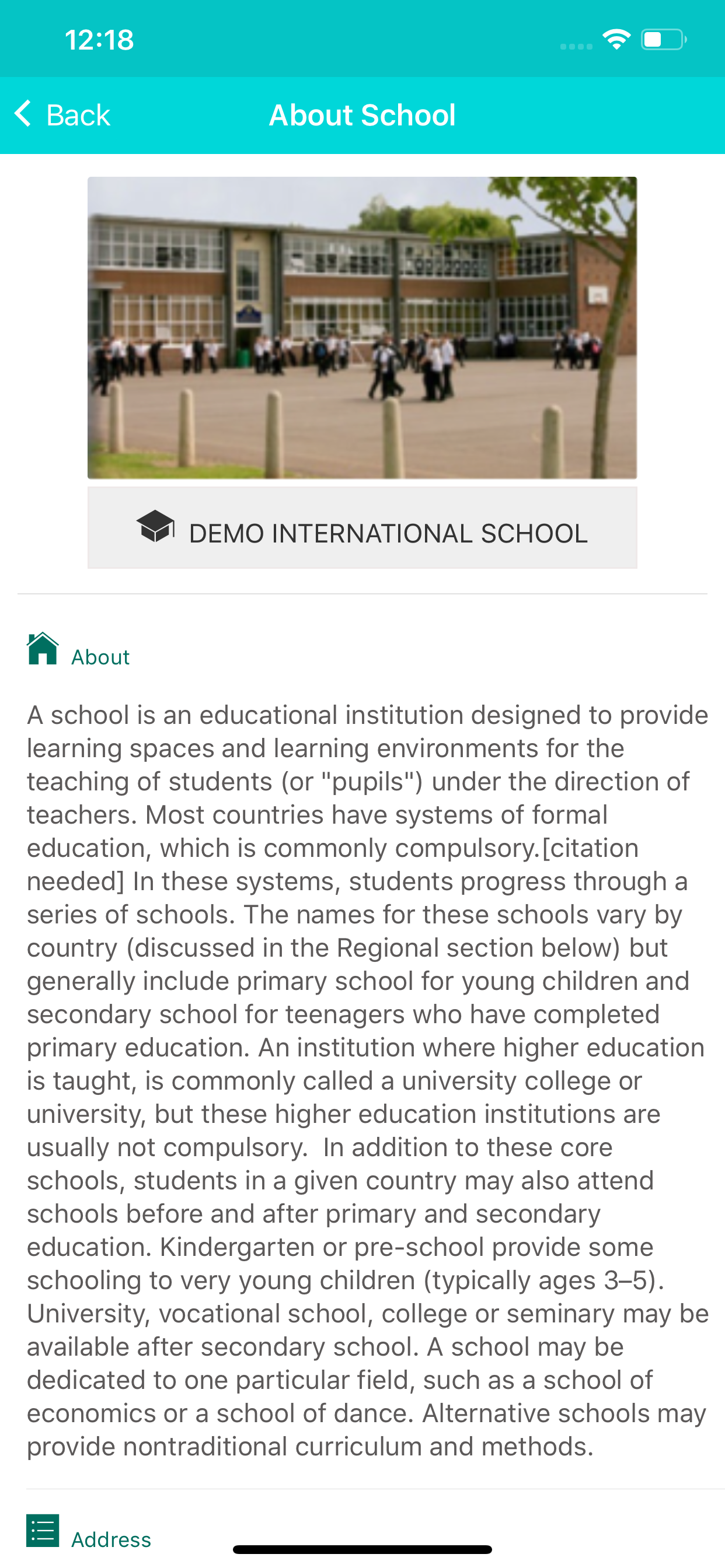 Schola Parent