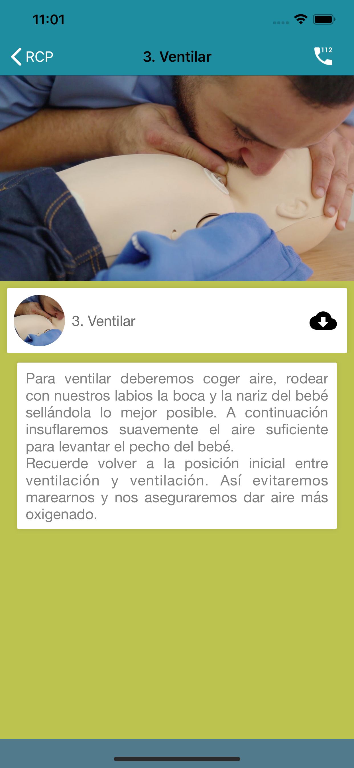 RCP para padres