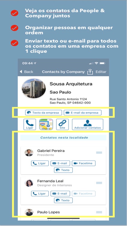 Contacts by Company screenshot-0