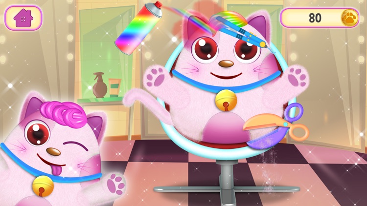 Kitty Pet Makoever Care House screenshot-4