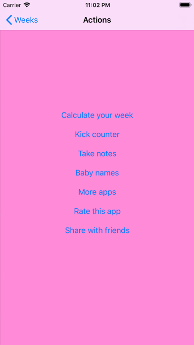 Pregnancy Info Week by Week Screenshot