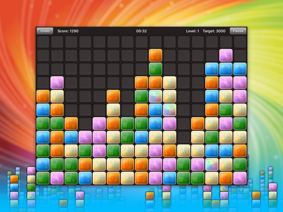 Rainbow Blocks iPad app afbeelding 2