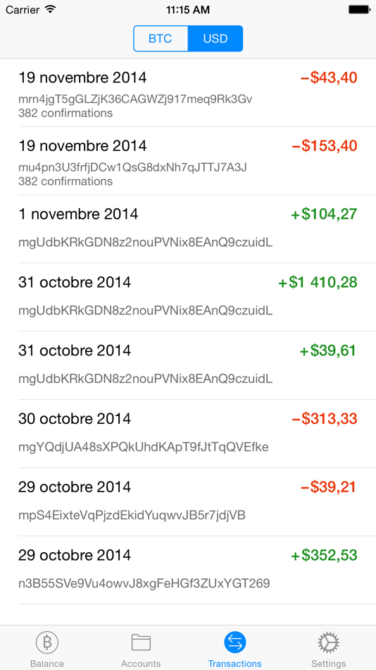#2. Mycelium Bitcoin Wallet (iOS) 由: MRD X-Change GmbH