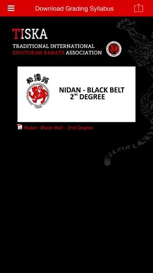Nidan Grading Syllabus screenshot 2