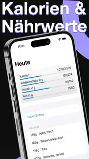 kalorien und makrotracker pro iphone screenshot 1