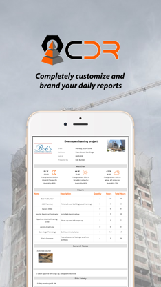 CDR Construction Daily Reports screenshot 4