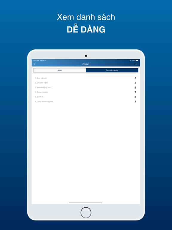 Kinh Nhật Tụng iPad screenshot 3 - Book app