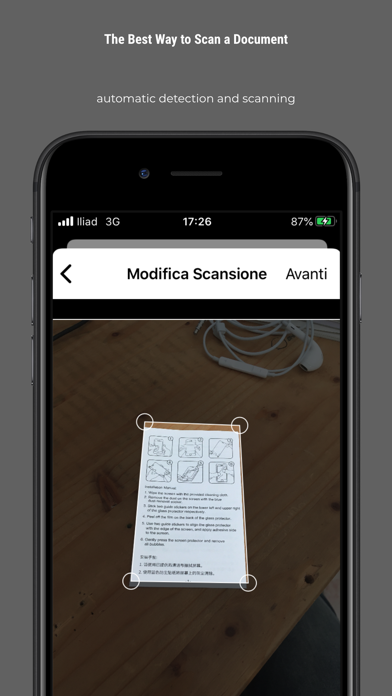 Screenshot #1 pour Scanner per documenti