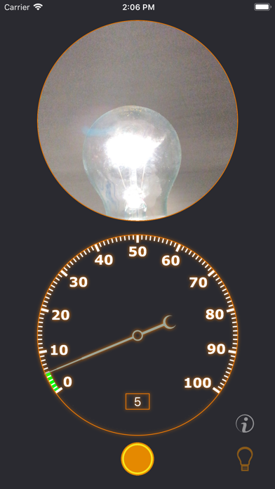 Illuminance Pulsation Meter Screenshot