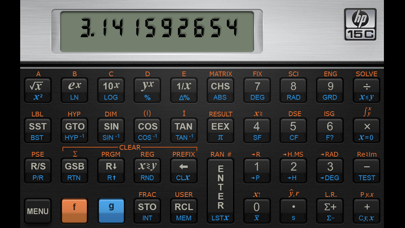 HP 15C Calculator Screenshot