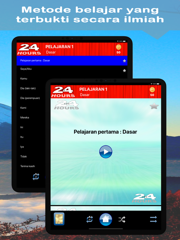 Dalam 24 Jam Belajar Jepang iPad screenshot