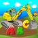Construction Truck Games ABC app icon - Games app for iPhone