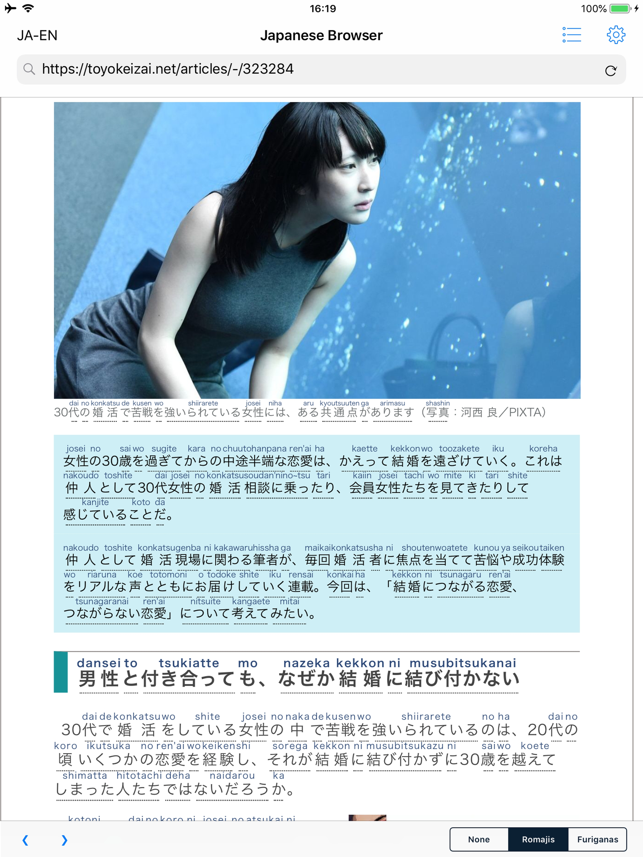 Japanese Browser - by Yomiwa screenshot 8