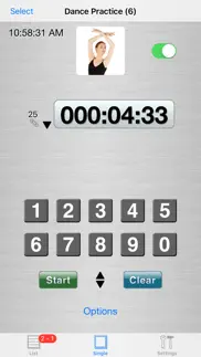 easy up/down timers iphone screenshot 2