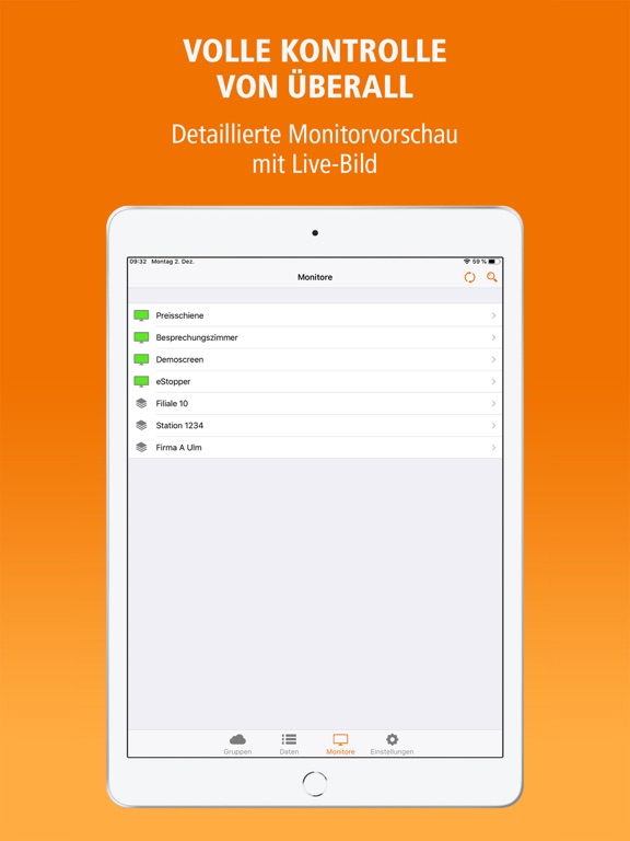 VisuScreen iPad screenshot