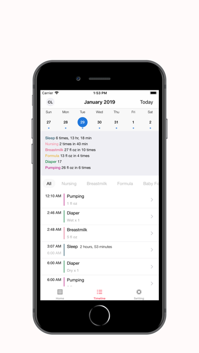 Your Baby Time iPhone screenshot 4 - Medical app