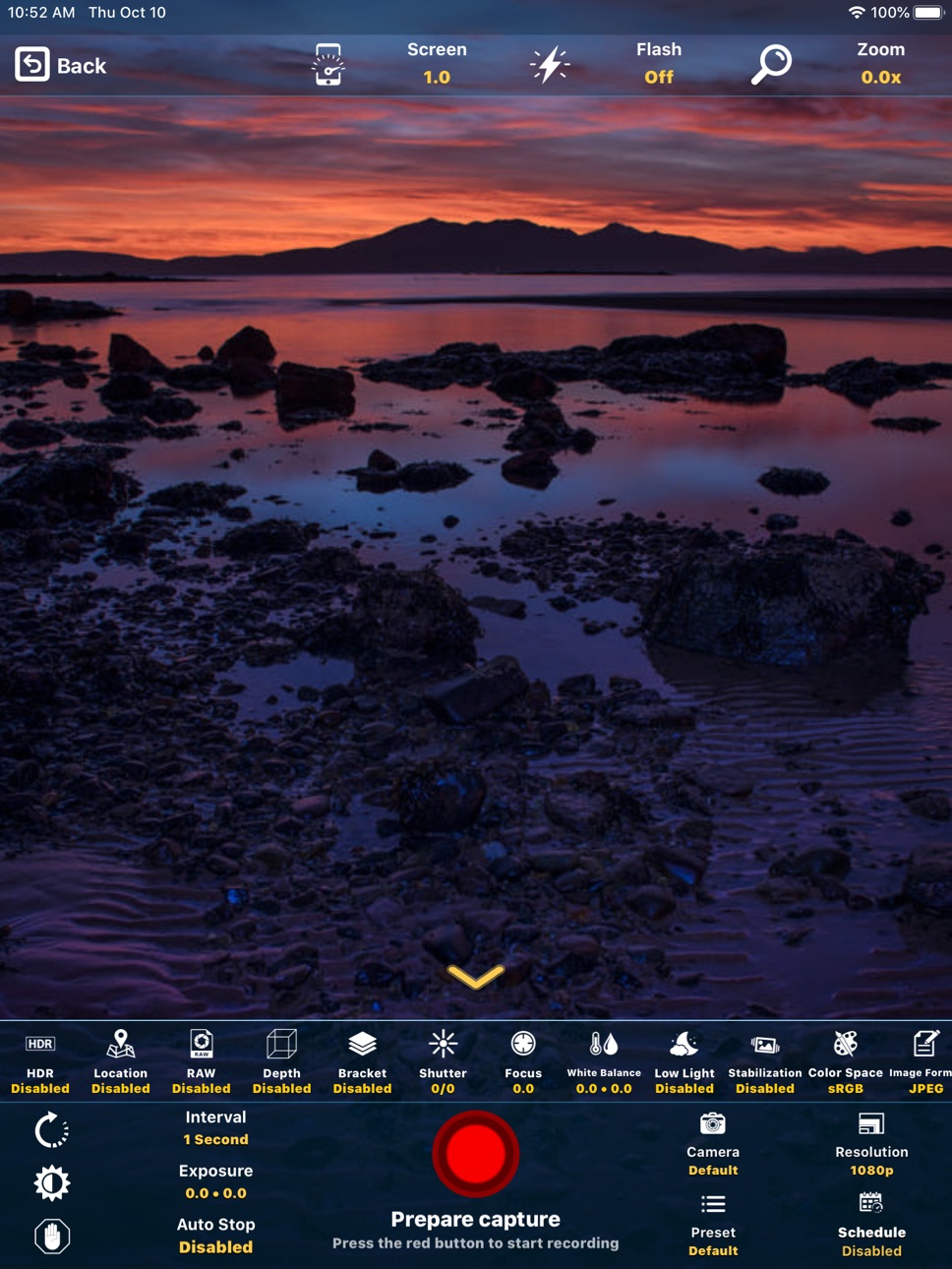 iPad screenshot