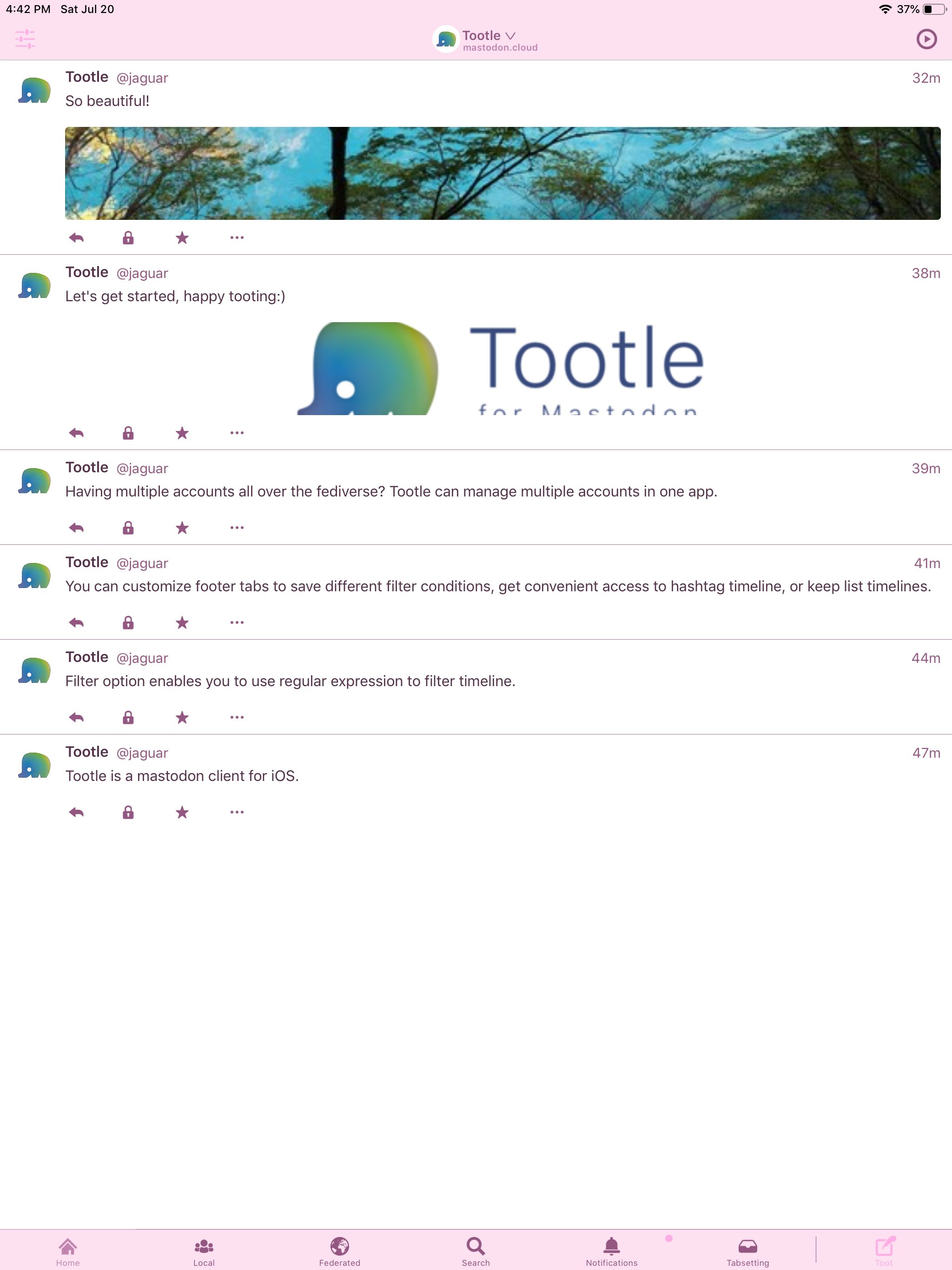 Tootle for Mastodon screenshot 8