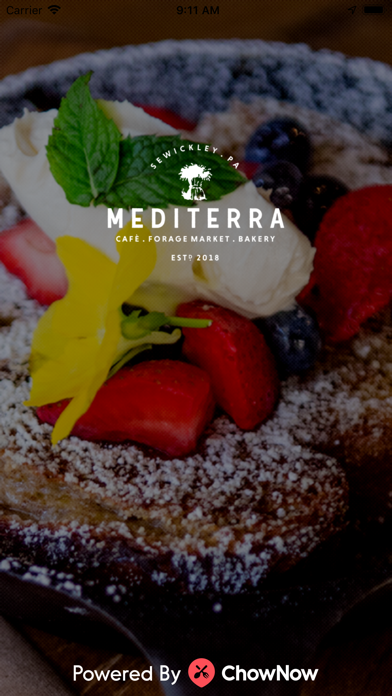 Mediterra Cafe app screenshot