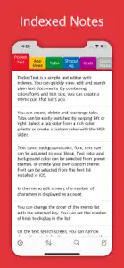 PocketText - Indexed Notes screenshot #1 for iPhone