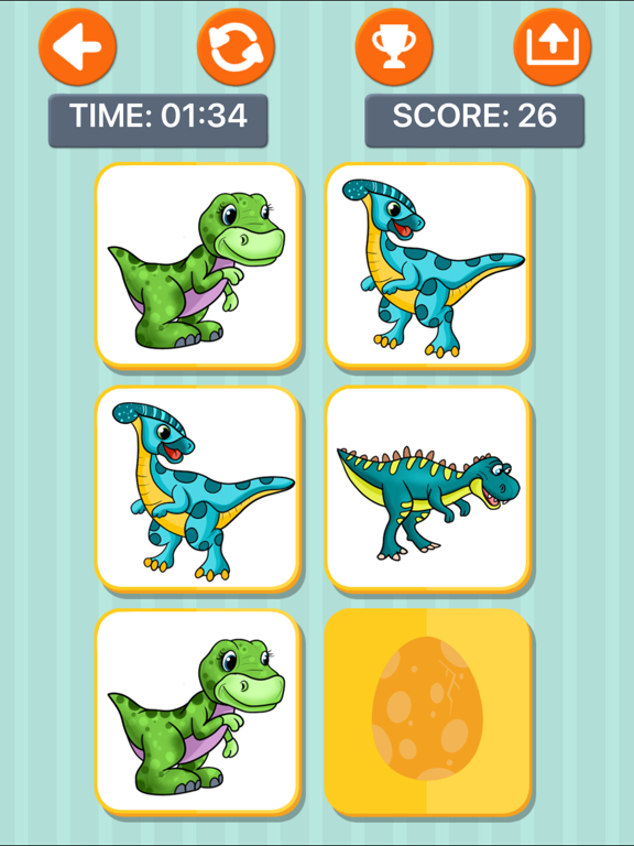 Dinosaur Memory Games for Kidsのおすすめ画像2