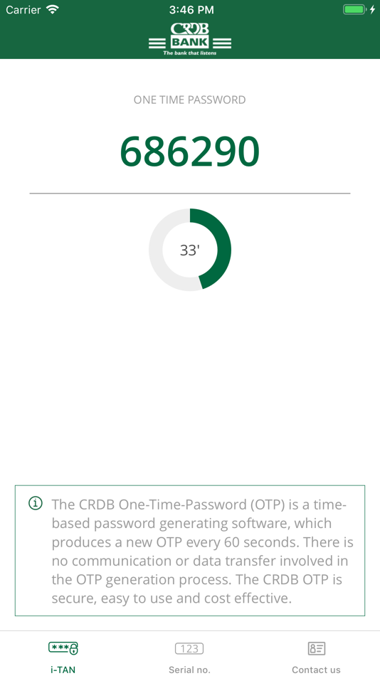 #2. CRDB OTP (iOS) 由: CRDB BANK PLC