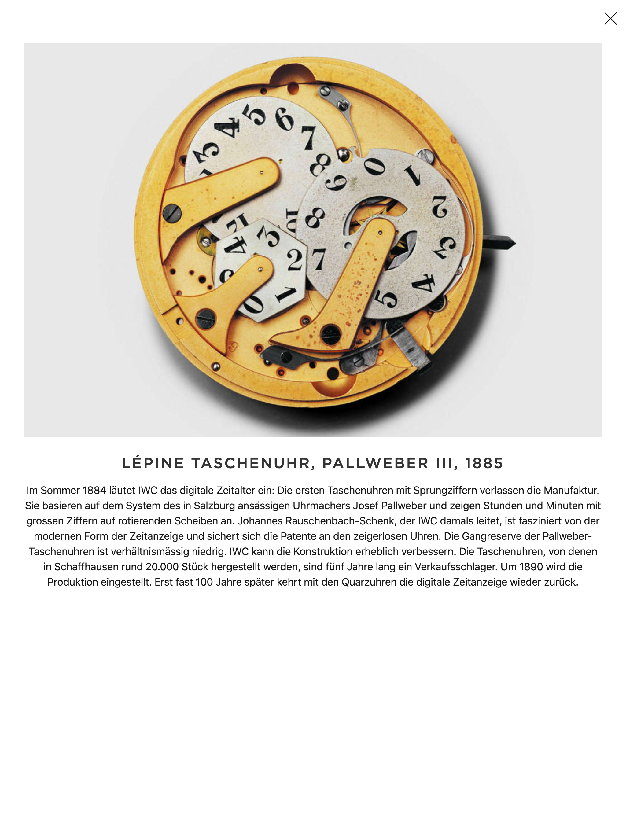 Audioguide IWC Museum screenshot 9