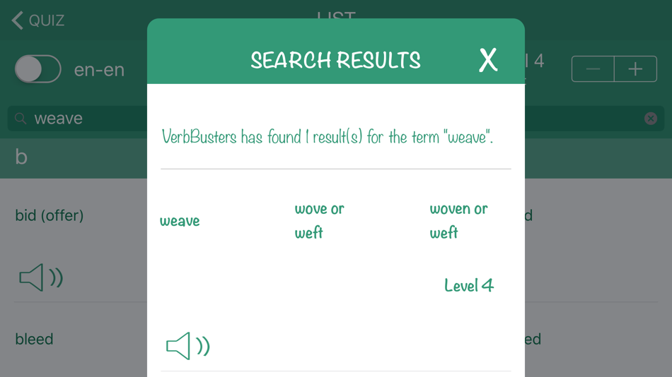 #3. VerbBuster Irregular Verbs (iOS) 由: Aidan Michael Casey