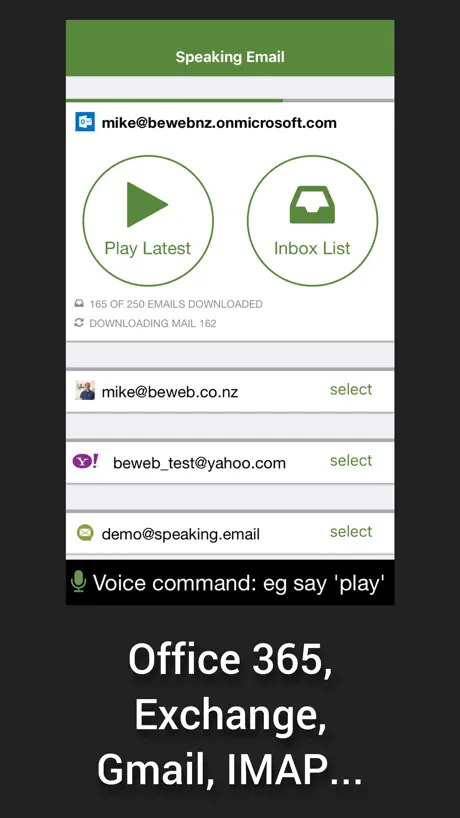 Speaking Email - voice reader