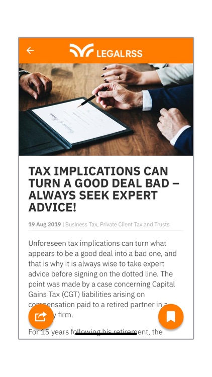 Legal RSS News screenshot-3