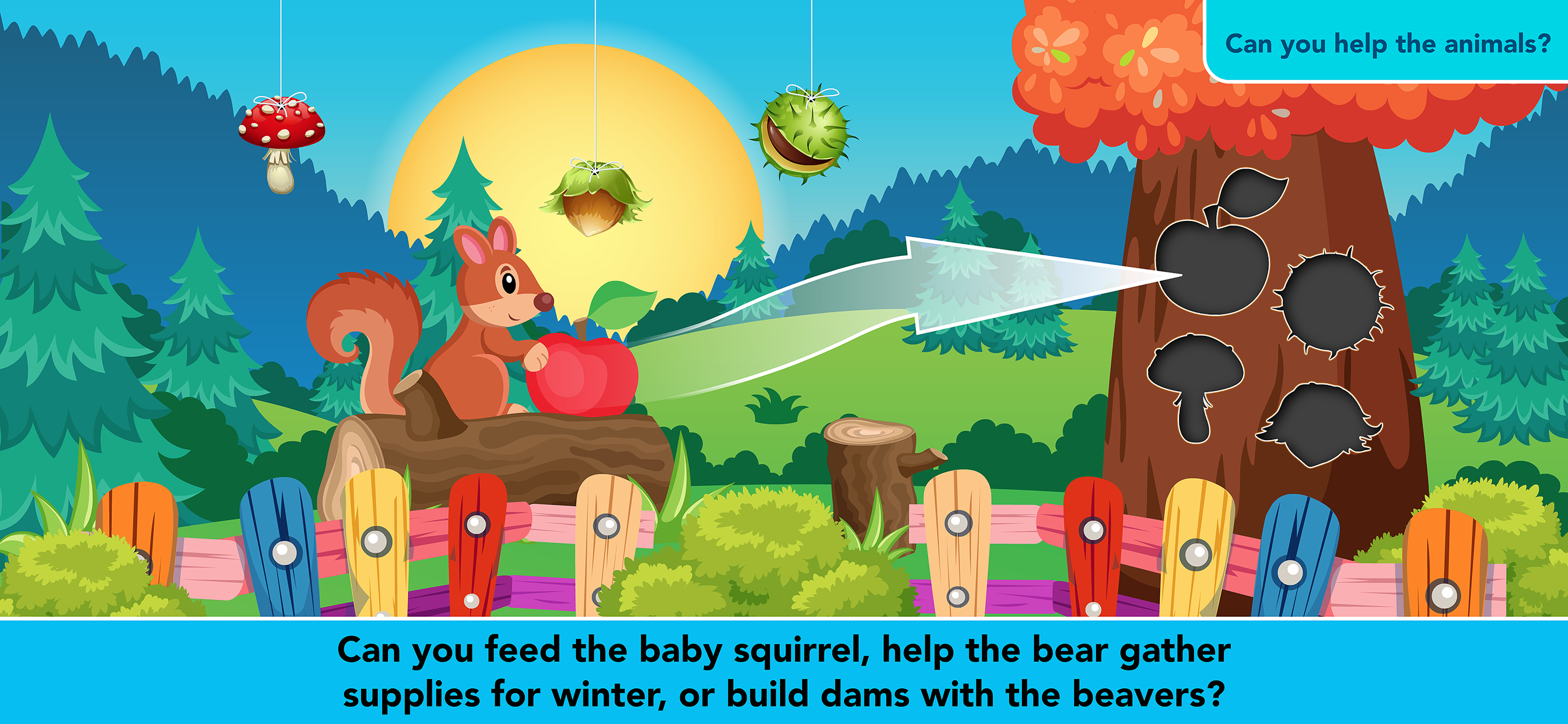 Animal games for 2-5 year olds