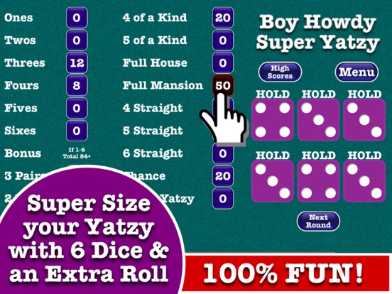 Screenshot #4 pour Super Yatzy - Six Dice of Fun!