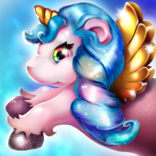 Cute Unicorn: running games icon