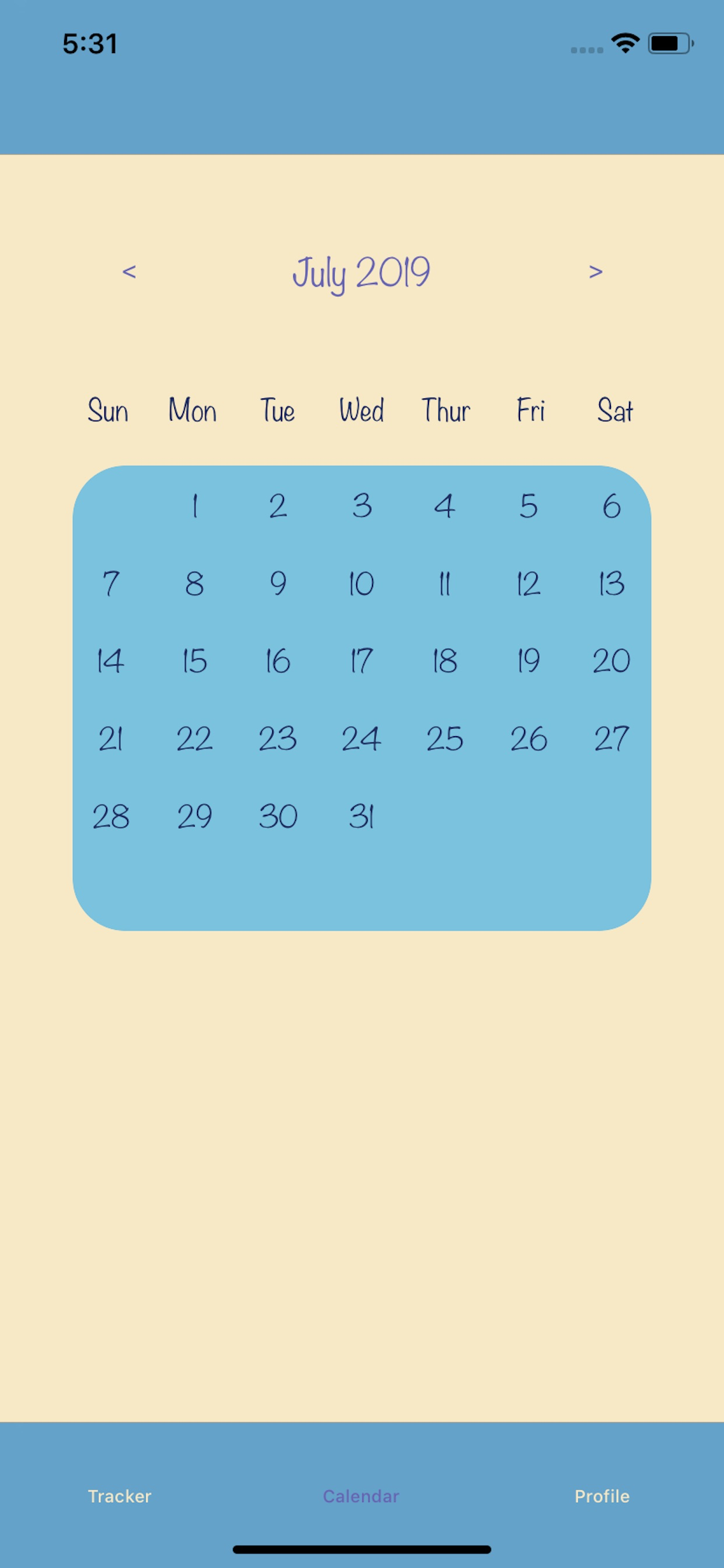 Symptom Journal