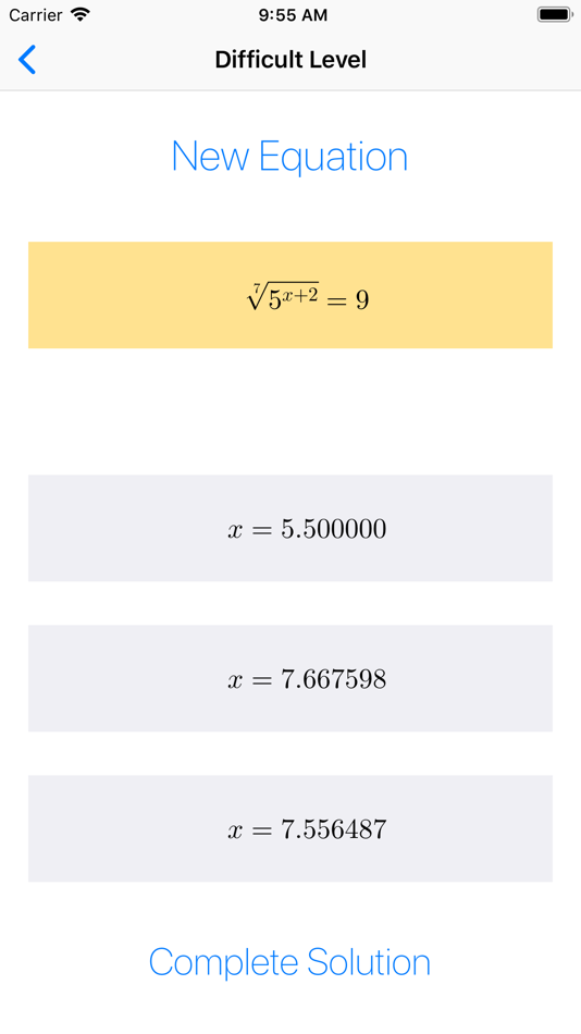 #7. Exponential Equations ++ (iOS) 由: Francesco Grassi