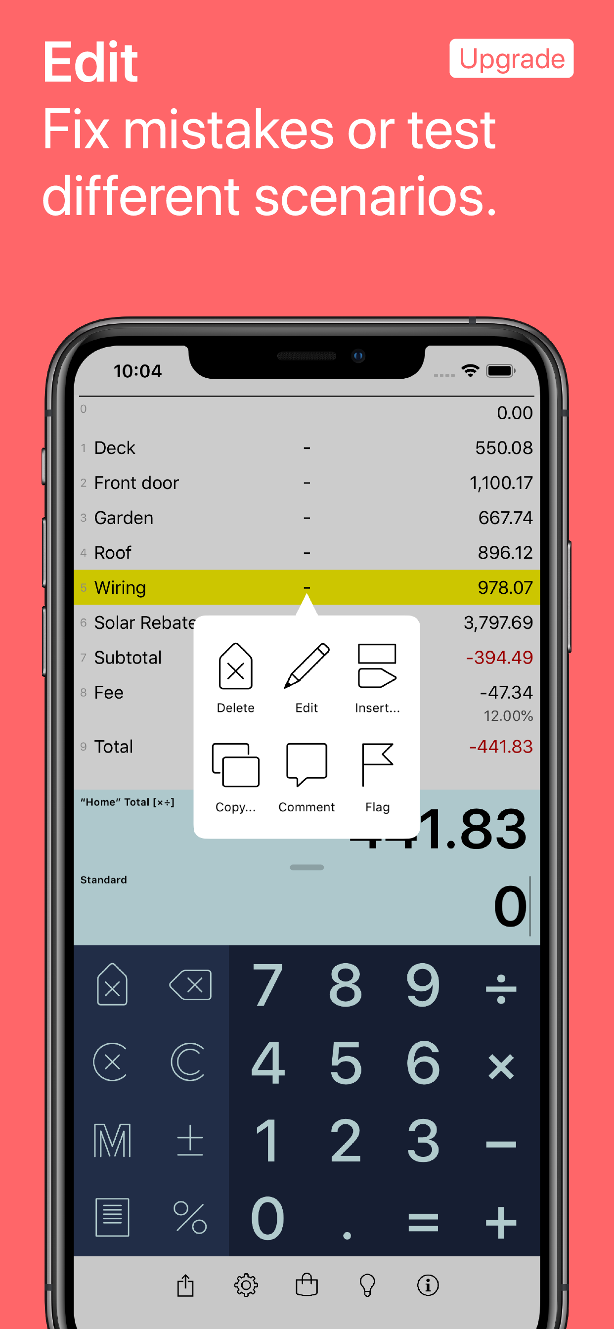 Digits Basic Tape Calculator screenshot 3