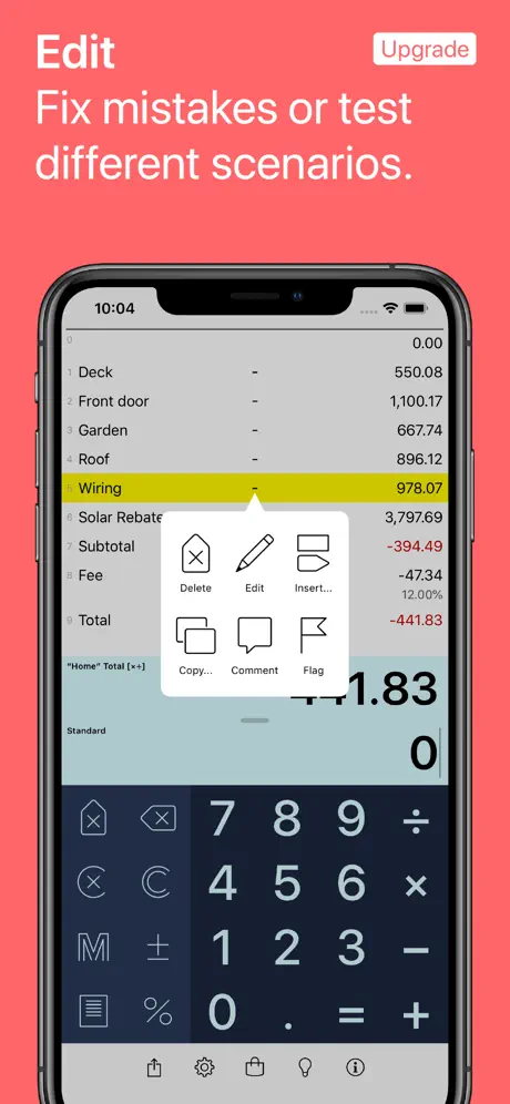 Digits Basic Tape Calculator