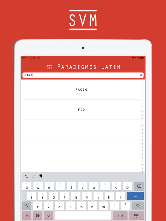 Screenshot #5 pour Paradigmes Latin