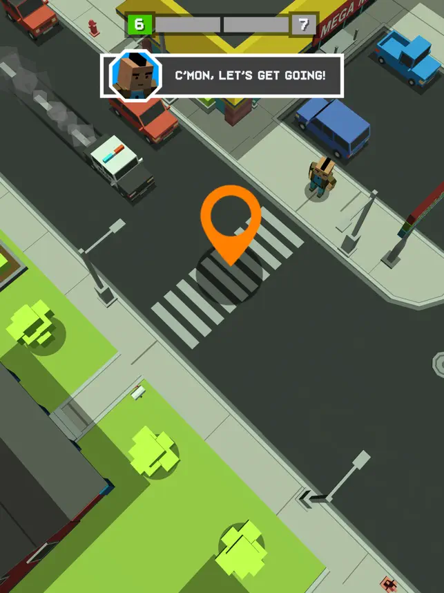 Blocky Ride, game for IOS