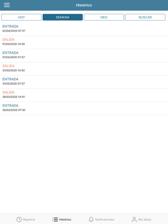 AnteaCheckIN iPad screenshot