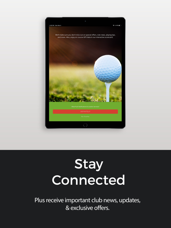 Trenton Country Club iPad screenshot 3 - Sports app
