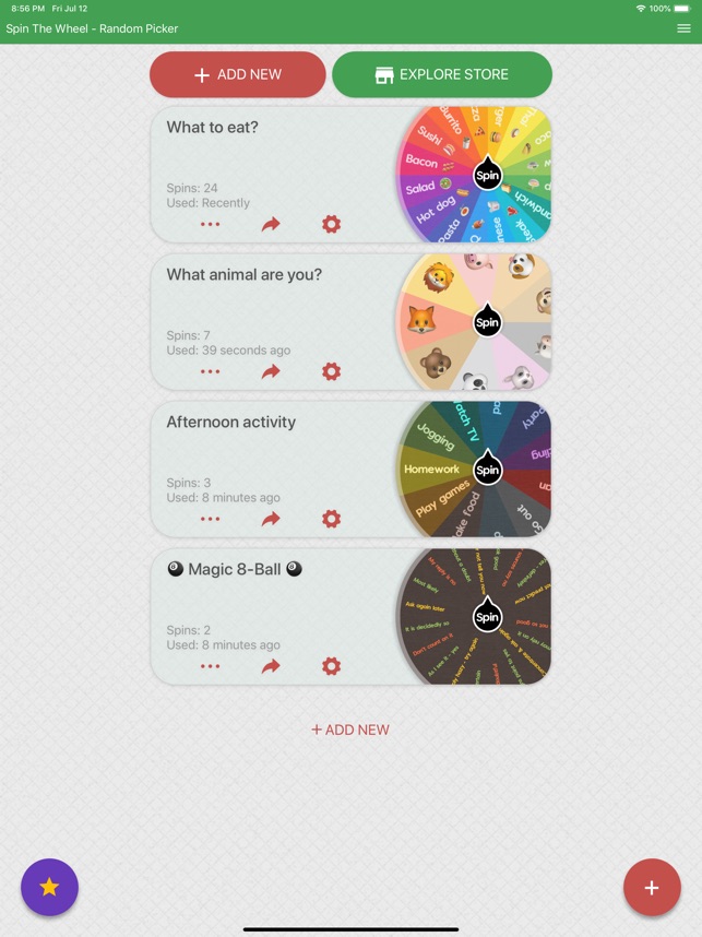 iPhone Giveaway of the Day - Random Giveaway Picker Spinner