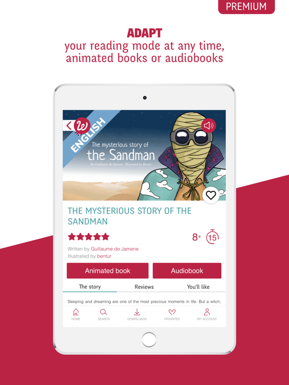 Whisperies, contes & histoires iPad screenshot 3 - Book app