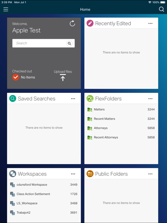 Screenshot #4 pour OpenText eDOCS InfoCenter